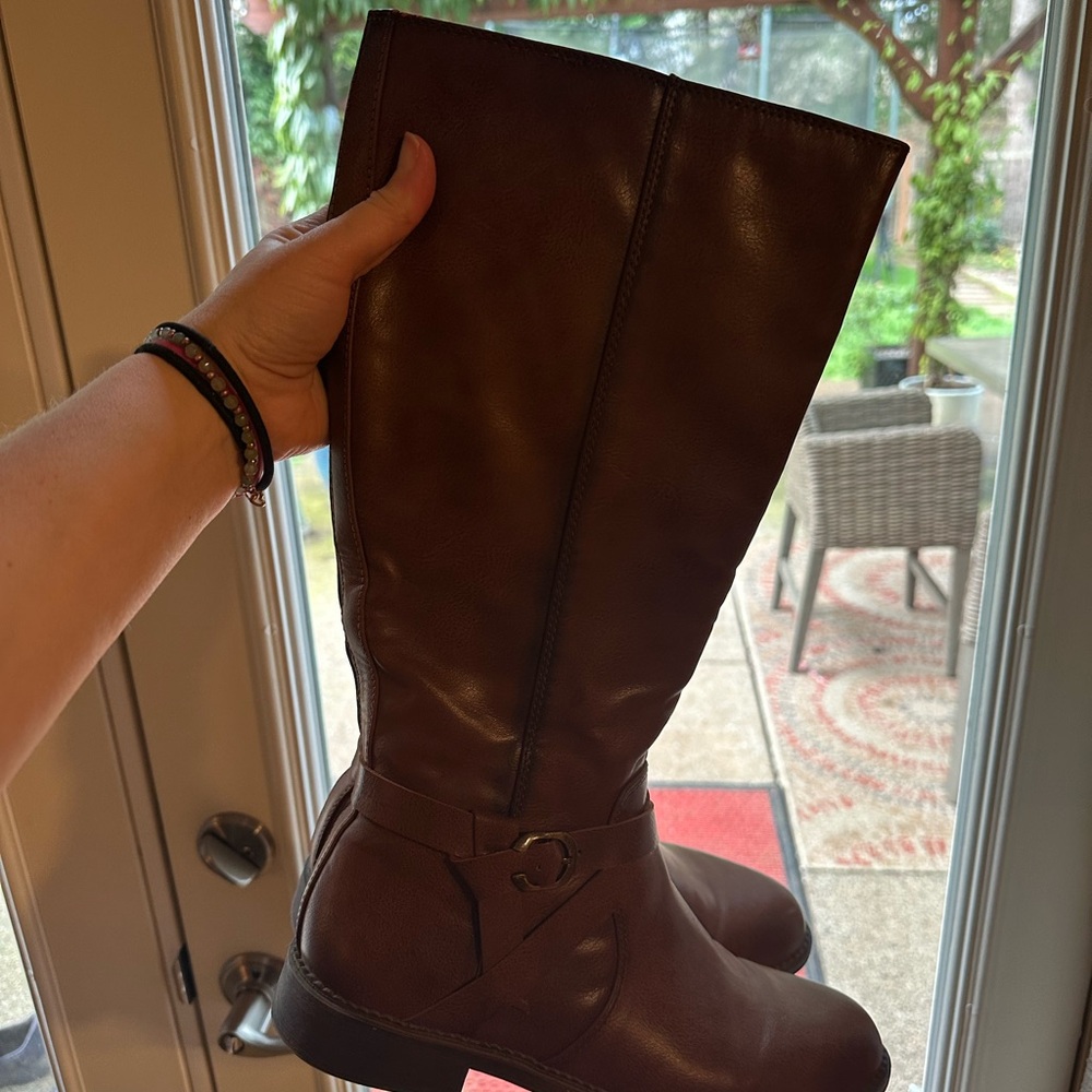 FRYE AND CO. Brown Heeled Boots 9.5